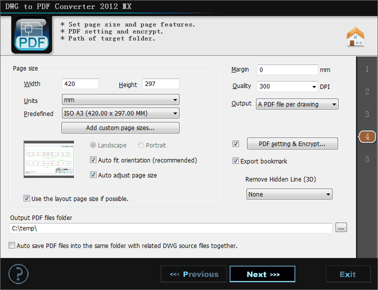 Windows 7 DWG to PDF Converter MX 6.9.2 full